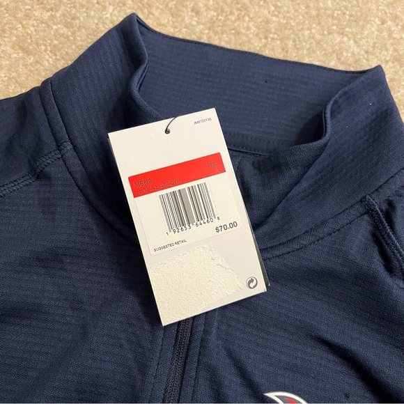 NEW Tennessee Titans Nike Shirt Mens Large Blue Long Sleeve NFL Pullover Casual - Picture 5 of 12